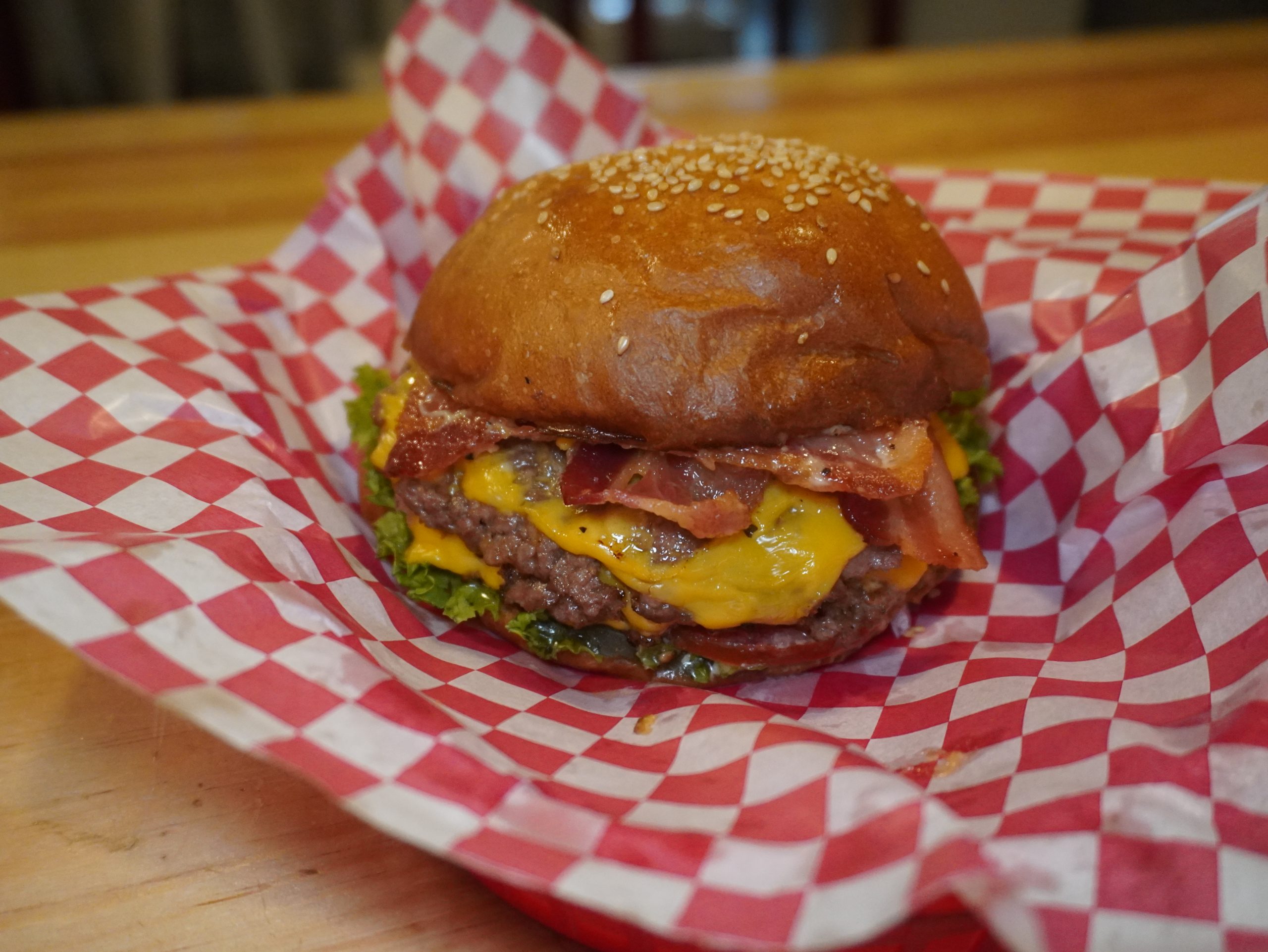 Hamburguesa de Chicago Bernie’s para servicio de catering